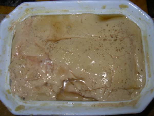 Terrine de foie gras à l'armagnac et aux pruneaux - Préparation etape 4