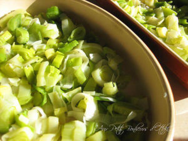 Gratins de poireaux allégés au coulommiers - Préparation etape 4