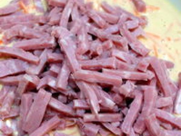 Cake carotte, jambon & parmesan - Préparation etape 3