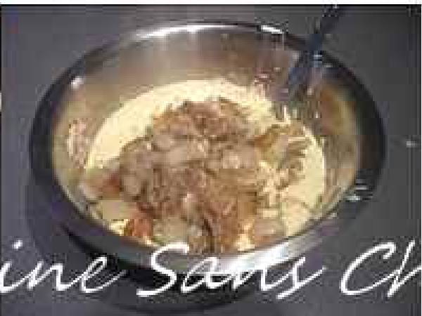 Tarte aux endives et jambon - Préparation etape 7