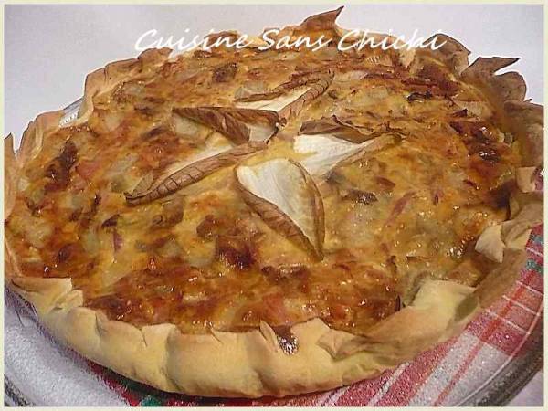 Tarte aux endives et jambon - Préparation etape 9
