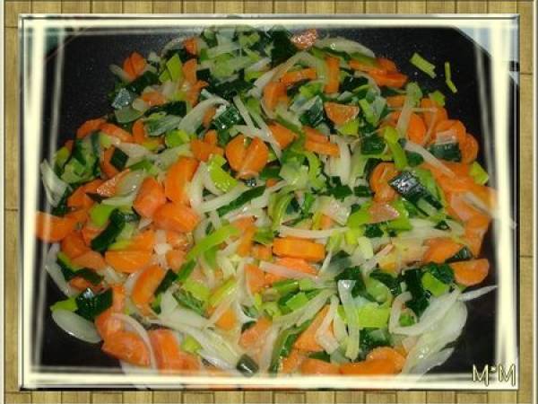 Palette fumée aux lentilles - Préparation etape 3