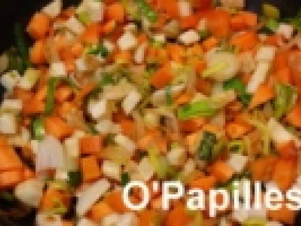 Soupe aux légumes de l'hiver et lentilles - Préparation etape 2