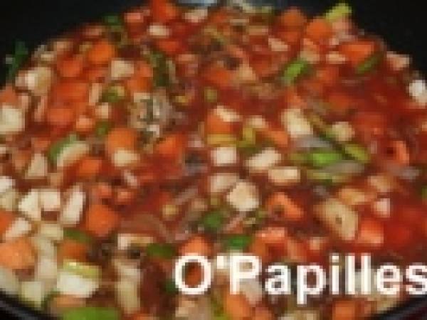 Soupe aux légumes de l'hiver et lentilles - Préparation etape 3