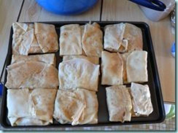 Crêpes au jambon, poireaux et champignons - Préparation etape 5