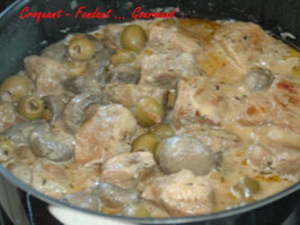 PETITE MIJOTÉE de PORC et son GRATIN de POLENTA - Préparation etape 6