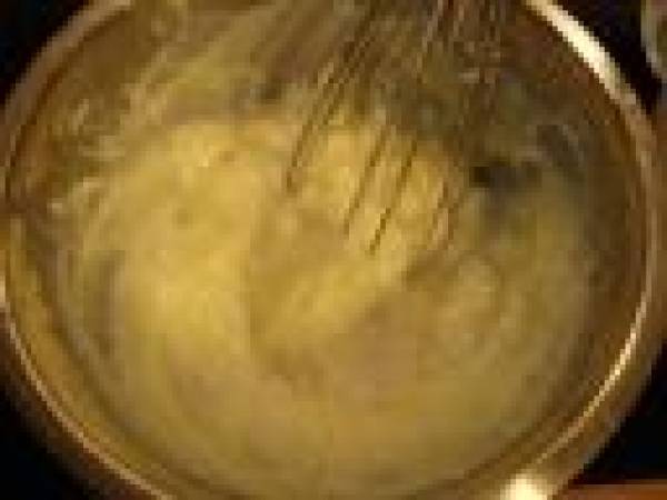 Choux à la crème au grand-marnier, vanille et chocolat. - Préparation etape 3