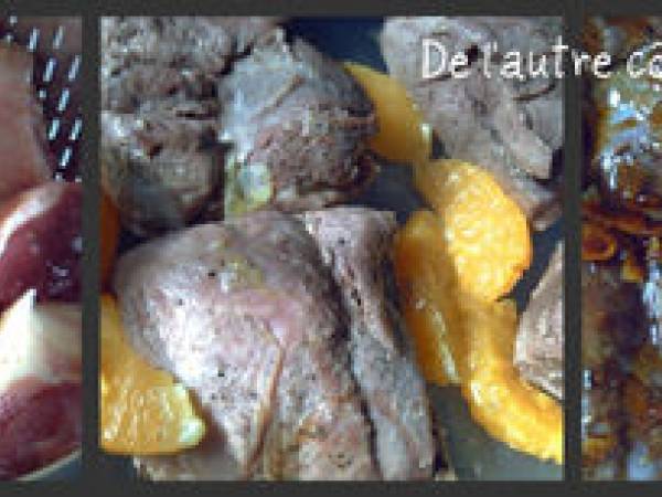 CONFIT DE CANARD MAISON-SAUCE À L'ORANGE - Préparation etape 4