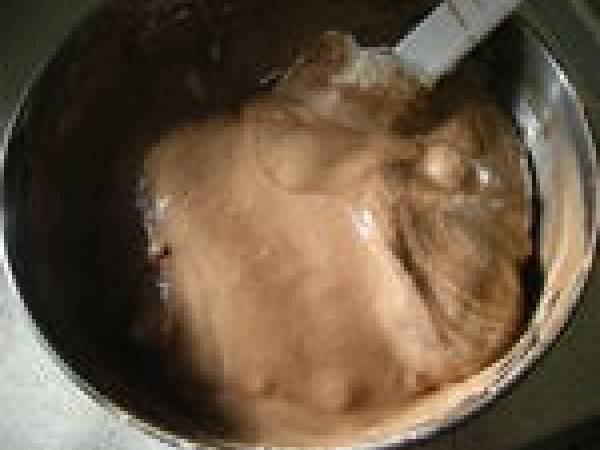 Gâteau de Savoie Chocolat-Kiwi-Chantilly - Préparation etape 3