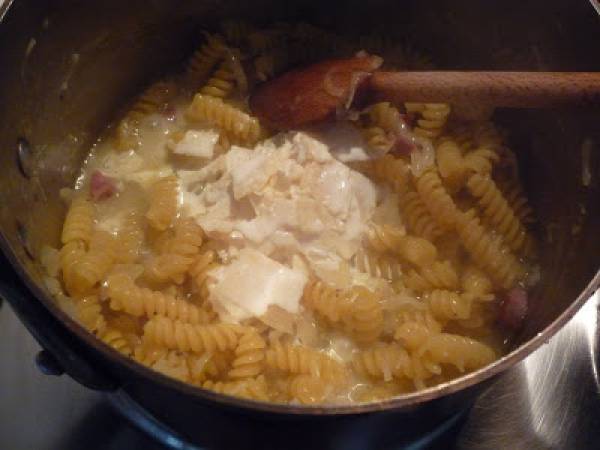 Pastasotto alla carbonara - Préparation etape 2