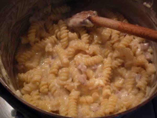 Pastasotto alla carbonara - Préparation etape 3