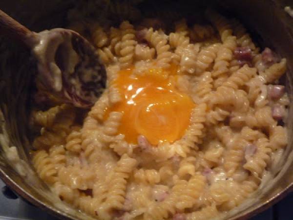 Pastasotto alla carbonara - Préparation etape 4