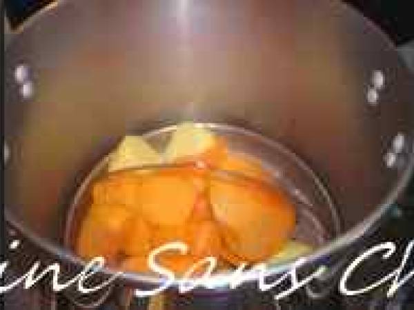 Purée de potiron aux noisettes - Préparation etape 4