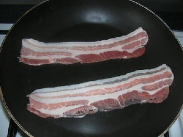 Brick poitrine grillée et fromage fondu - Préparation etape 2