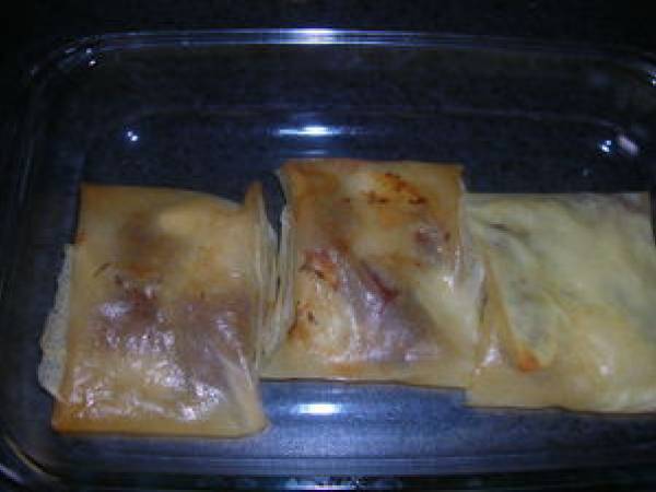 Brick poitrine grillée et fromage fondu - Préparation etape 6