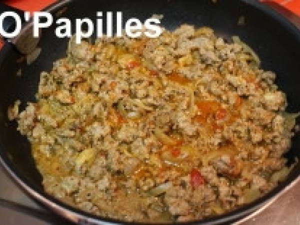 Traditionnel hachis Parmentier - Préparation etape 2