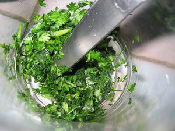 Tartare de betteraves aux fines herbes - Préparation etape 2