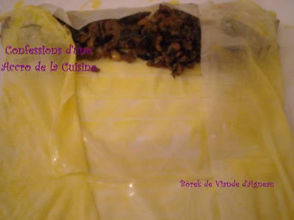 Börek de Viande d'Agneau - Préparation etape 5