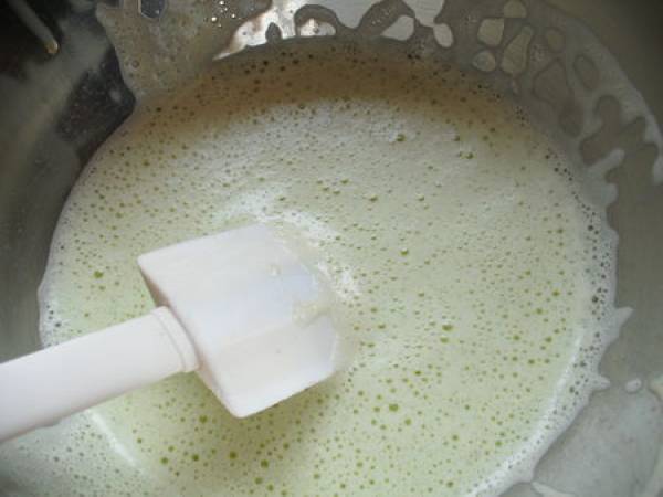 Flans à la pistache, couche craquante... au chocolat - Préparation etape 3