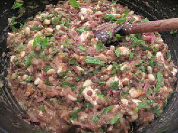 Courge butternut farcie de lentilles parfumées - Préparation etape 4