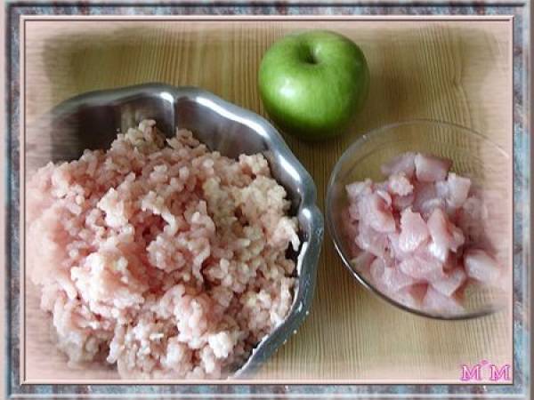 Tourte à la dinde et granny Smith - Préparation etape 2