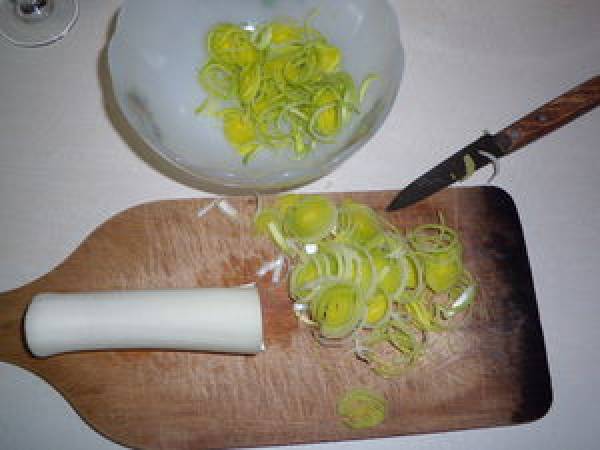 Cake aux légumes et au fromage - Préparation etape 1