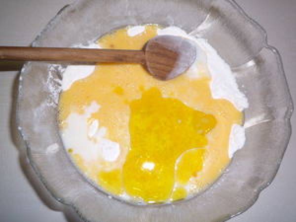 Cake aux légumes et au fromage - Préparation etape 4