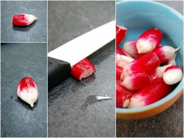 Radis pimentés marinés au gingembre (mais pas que) - Préparation etape 1