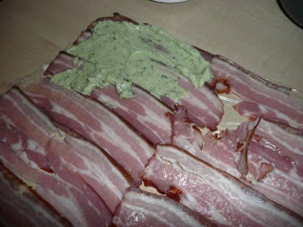 Selle d'agneau au fromage frais et aux herbes - Préparation etape 3