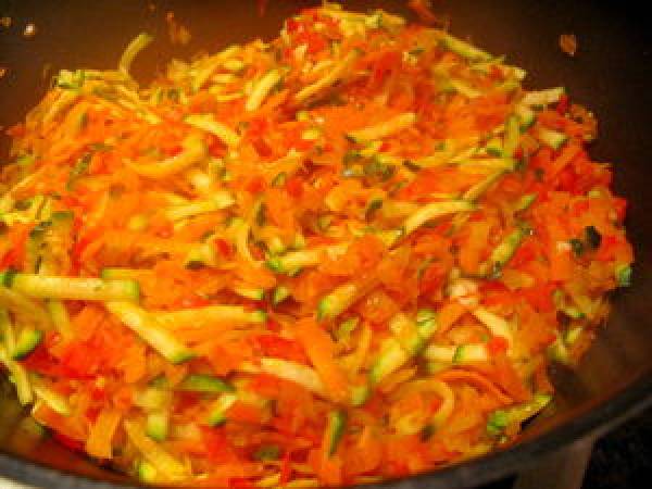 Bolognaise rapide aux légumes - Préparation etape 3