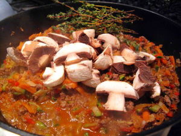 Bolognaise rapide aux légumes - Préparation etape 5