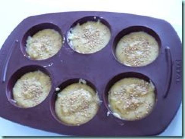 Moelleux amande-sésame - Préparation etape 4