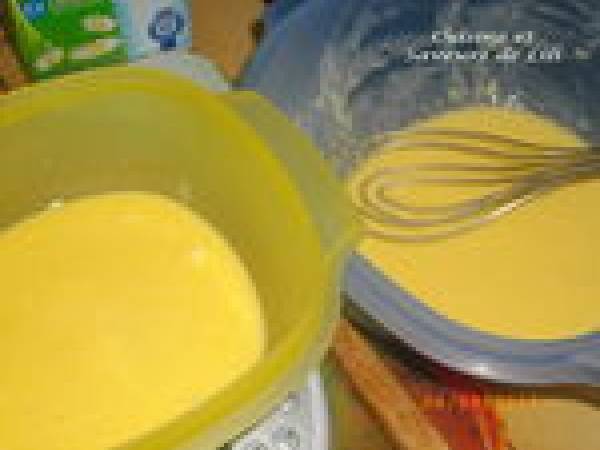 Gâteau pommes/poires - Préparation etape 2