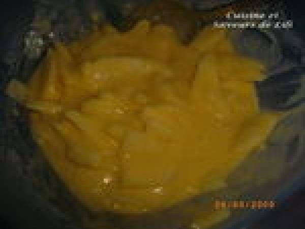 Gâteau pommes/poires - Préparation etape 3