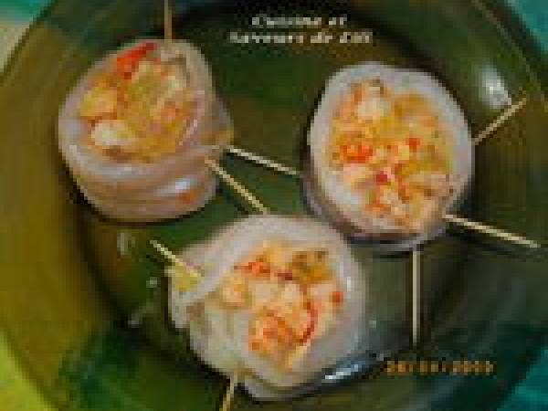 Roulés de sole farcis aux écrevisses - Préparation etape 4