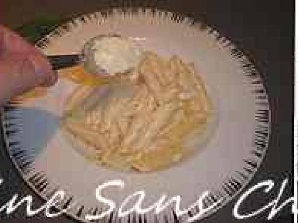 Penne aux artichauts poivrade et crème de parmesan - Préparation etape 6