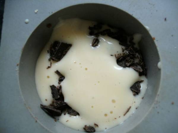 Bouchées de cheesecake au chocolat, caramel beurre salé - Préparation etape 5