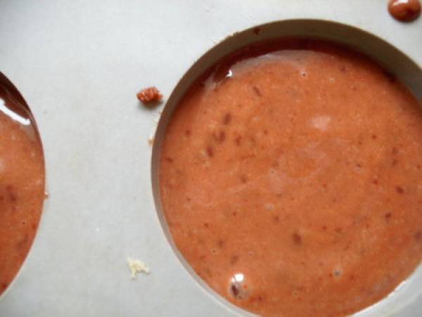 Bouchées de cheesecake au chocolat, caramel beurre salé - Préparation etape 6