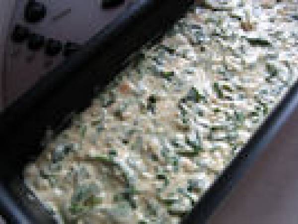 Cake aux épinards et pois chiches - Préparation etape 4