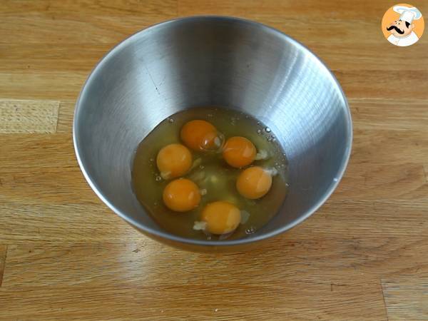 Madeleines au chocolat (pas à pas et en vidéo) - Préparation etape 1