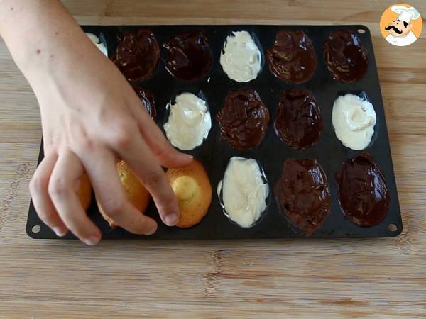 Madeleines au chocolat (pas à pas et en vidéo) - Préparation etape 8