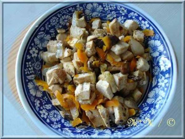 Aumônières de poulet et petits légumes - Préparation etape 4