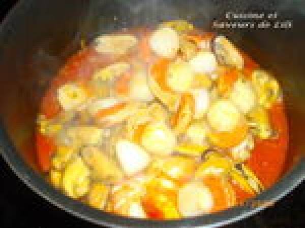 Cassolettes de fruits de mer - Préparation etape 2