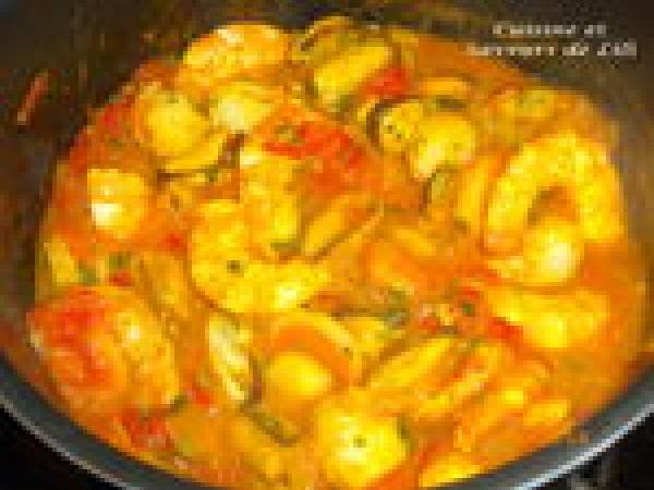 Cassolettes de fruits de mer - Préparation etape 4