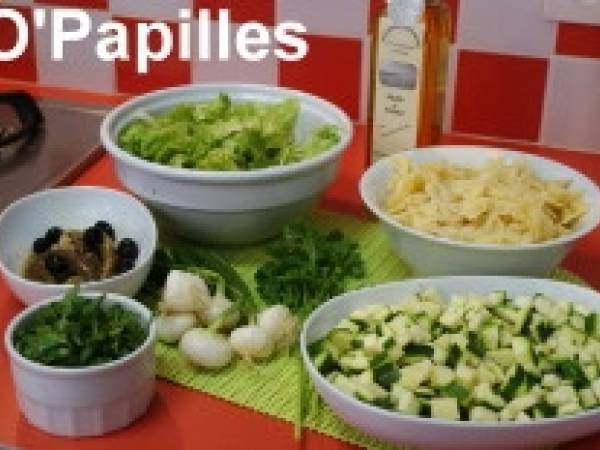 Salade de printemps aux légumes nouveaux - Préparation etape 1