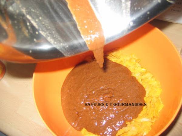 ROSES DES SABLES AU CARAMEL - Préparation etape 2