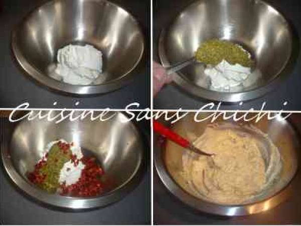 Roulés de poulet au jambon cru, farcis de ricotta et pesto - Préparation etape 2