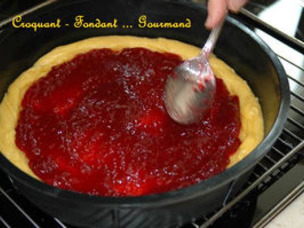 GÂTEAU MACARON-FRAMBOISE - Préparation etape 4