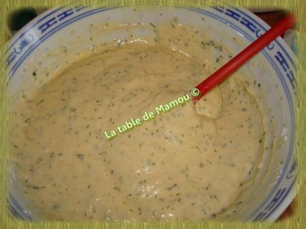 Muffins crabe et truite fumée - Préparation etape 2