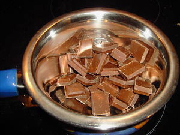Trianon ou royal au chocolat sans crème - Préparation etape 4